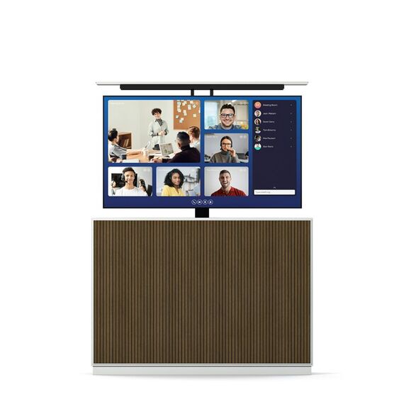 Multibrackets 8040 TV-Halterung 139,7 cm (55") Walnuss, Weiß, Farbe: Walnuss, Weiß, 2 image