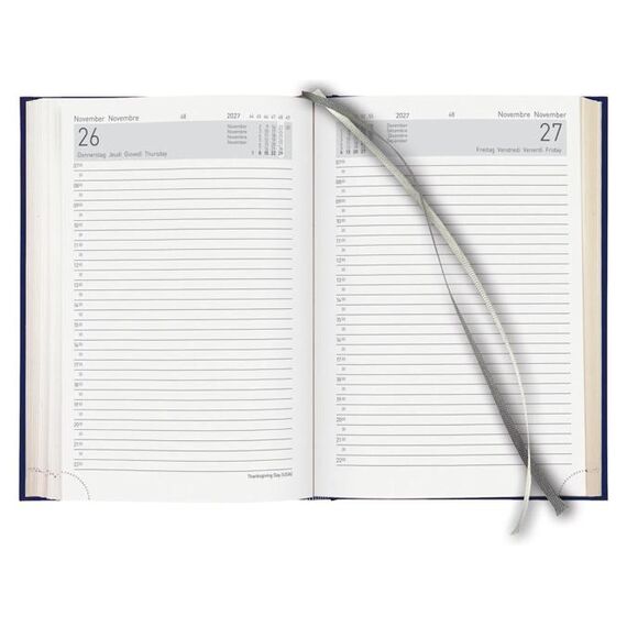 Biella 806510050027U Terminkalender Tagesterminkalender 420 Seiten Dunkelblau, 3 image