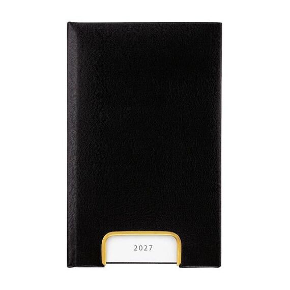 Biella 807401020027U Terminkalender Tagesterminkalender 352 Seiten Schwarz