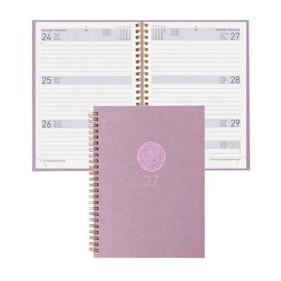 Biella 808592400027U Terminkalender Wochen-Terminkalender 148 Seiten Pink, 2 image