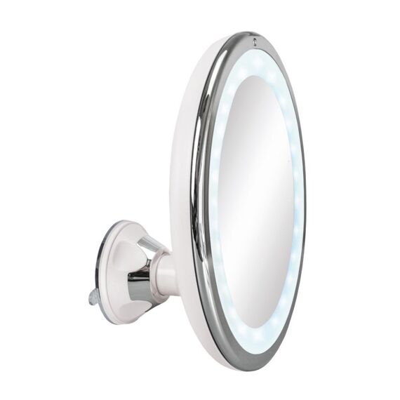 Kleine Wolke 8099127886 Make-up-Spiegel Saugnapf Rund Silber, Weiß, 2 image