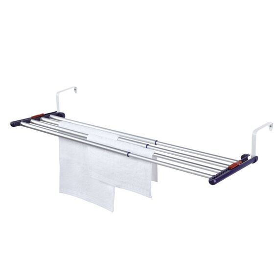 Leifheit Quartett Duo Wand-Rack Schwarz, Edelstahl, 2 image