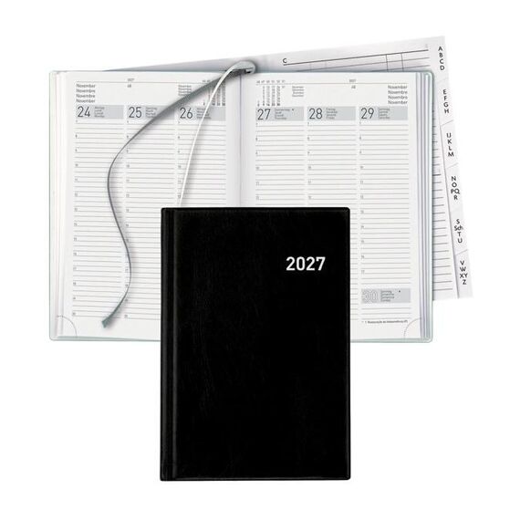 Biella 817535020027U Terminkalender Wochen-Terminkalender 164 Seiten Schwarz, 3 image
