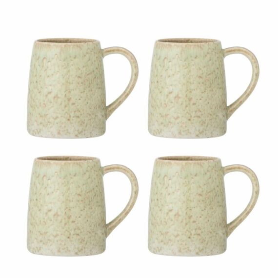 Bloomingville 82072795 Tasse Mehrfarbig, Beige Universal 4 Stück(e), Farbe: Mehrfarbig, Beige