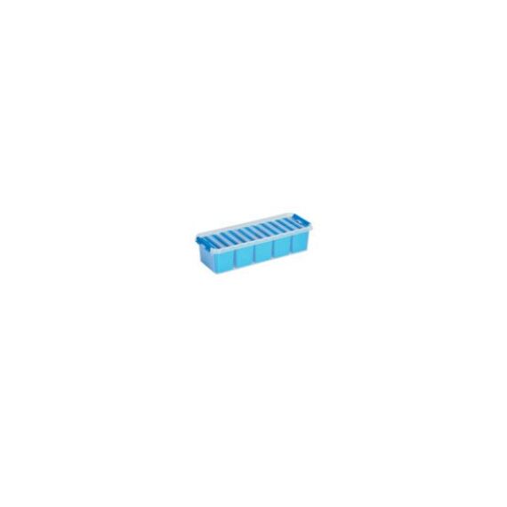 Sigma home 82110611 Aufbewahrungsbox Rechteckig Polypropylen (PP) Blau, Transparent