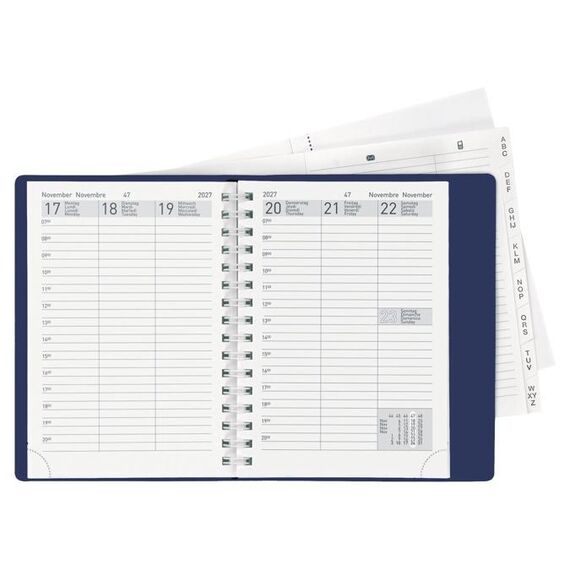 Biella 825773050027U Terminkalender Wochen-Terminkalender 194 Seiten Dunkelblau, 3 image