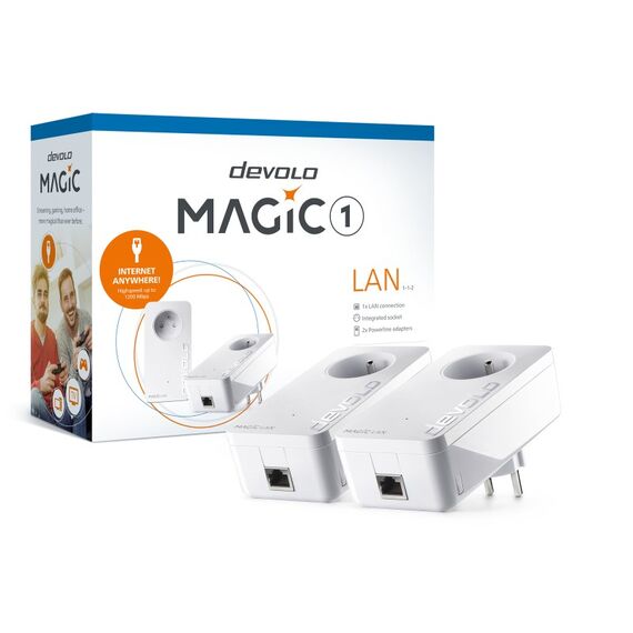 Devolo Magic 1 LAN 1200 Mbit/s Ethernet/LAN Weiß 2 Stück(e), 3 image