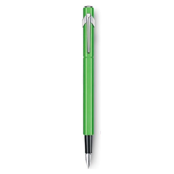 Caran d-Ache Plume Fluo Füllfederhalter Kartuschenfüllsystem Grün 1 Stück(e), Farbe: Grün