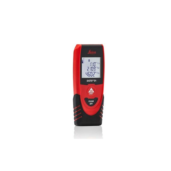 Leica DISTO D1 Laser-Distanzmessgerät Schwarz, Rot 40 m