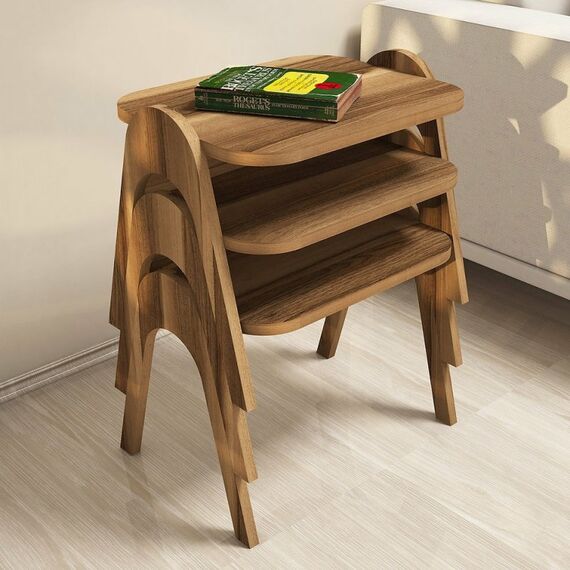 Woody Fashion 845HCT2821 Beistelltisch Rechteckige Form 4 Bein(e), 3 image