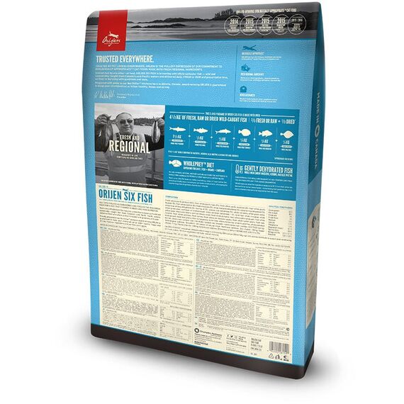 Orijen Six Fish Katzen-Trockenfutter 5,4 kg Adult Fisch