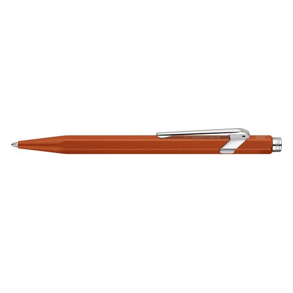 Caran d-Ache 849 COLORMAT-X Blau Clip-on-Einziehkugelschreiber 1 Stück(e), Farbe: Orange