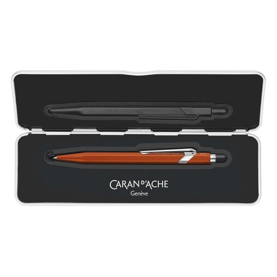 Caran d-Ache 849 COLORMAT-X Blau Clip-on-Einziehkugelschreiber 1 Stück(e), Farbe: Orange, 2 image