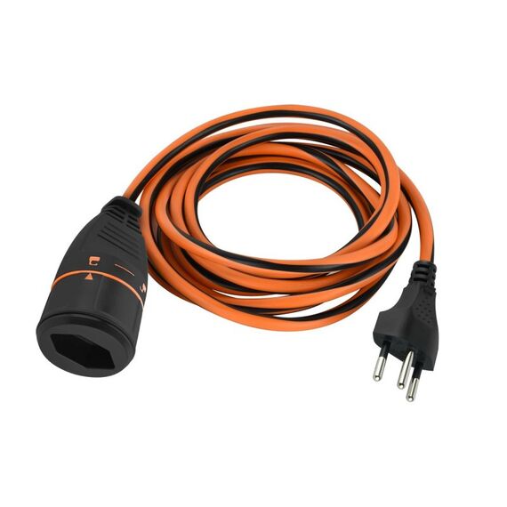 LOCKXTEND 85.915.10OR Verlängerungskabel 10 m 1 AC-Ausgänge Drinnen Orange, Schwarz, 2 image