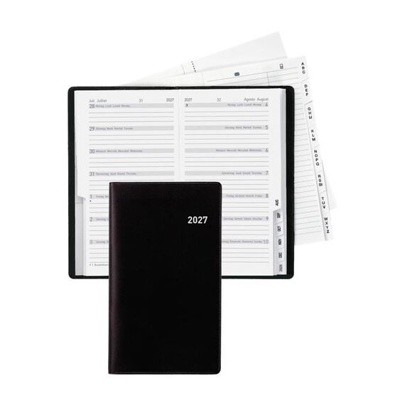 Biella 851572020027U Terminkalender Wochen-Terminkalender 72 Seiten Schwarz, 2 image