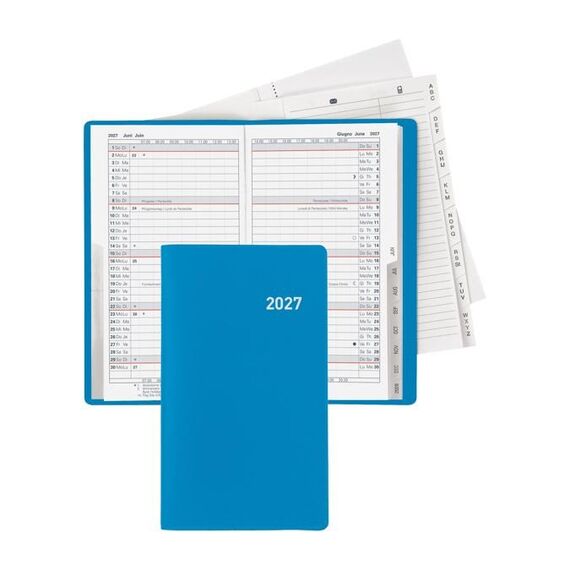 Biella 855512050027U Terminkalender Wochen-Terminkalender 40 Seiten Blau, Farbe: Blau, 2 image