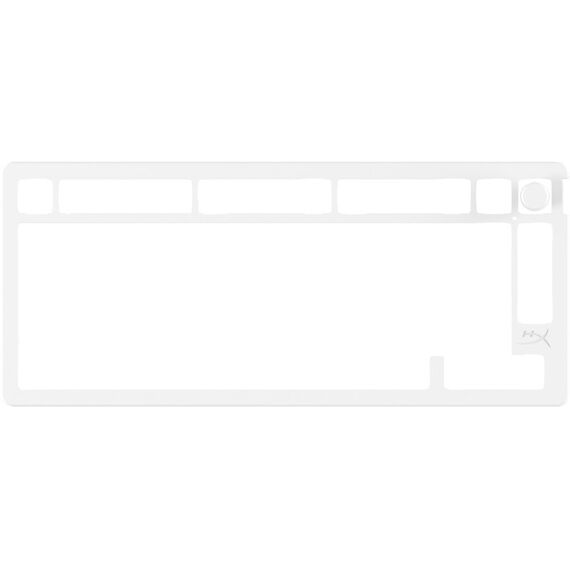 HyperX Alloy Rise 75 Top Plate - White Oberer Tastaturrahmen, Farbe: Weiß
