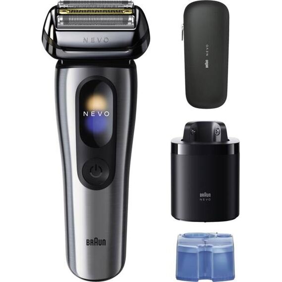 Braun NEVO 917667 Elektrorasierer Folienschaber Trimmer Silber