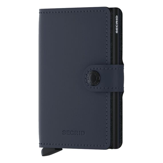 Secrid Miniwallet Briefttasche Navy Echtes Leder, Farbe: Matte Nightblue