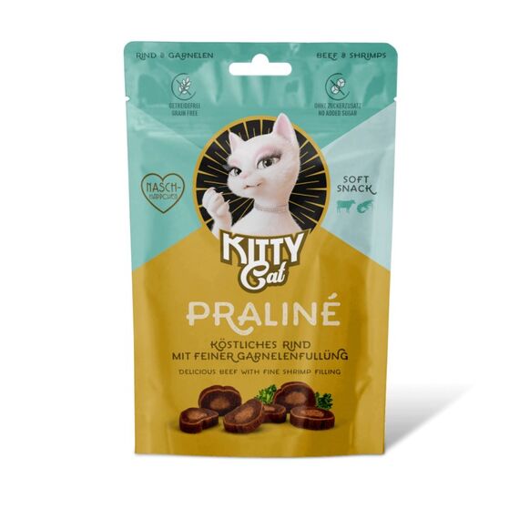 Kitty Cat 874423 Hunde-/Katzenleckerli Katze Snacks Rind, Garnele 50 g