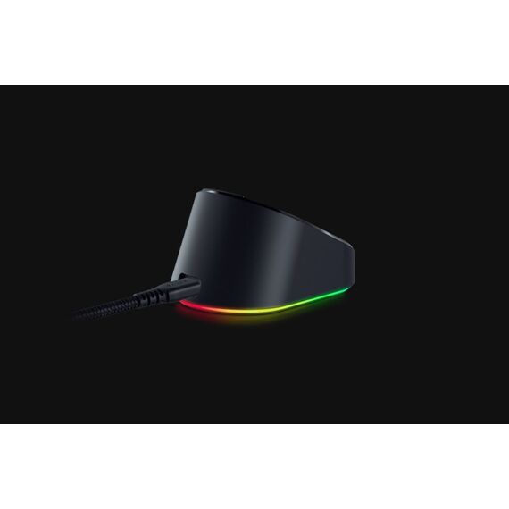 Razer MOUSE DOCK PRO Maus Schwarz USB Kabelloses Aufladen Drinnen