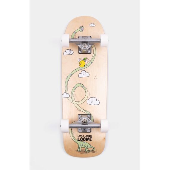 Little Lemon Loomi Brachi Skateboard (klassisch) Holz
