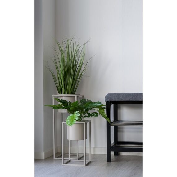 House Nordic Marla Beige, Grau Metall 2 Stück(e)