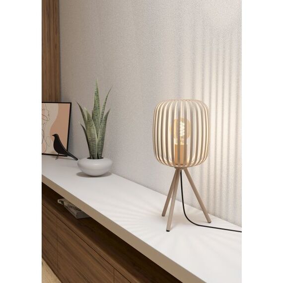 EGLO Romazzina Tischleuchte E27 40 W Sand