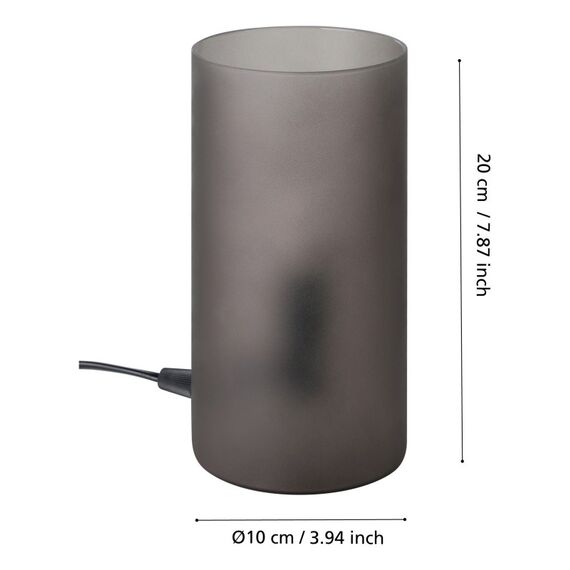 EGLO GEO Tischleuchte E14 LED Schwarz, Grau, Farbe: Schwarz, Grau, 3 image