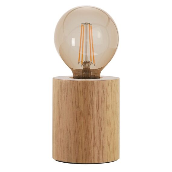 EGLO TURIALDO Tischleuchte E27 28 W Braun, Holz