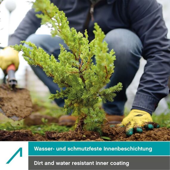 ACE 901207 Handschutz Gartenhandschuhe Grün, Gelb Latex, Stoff 3 Stück(e), 3 image