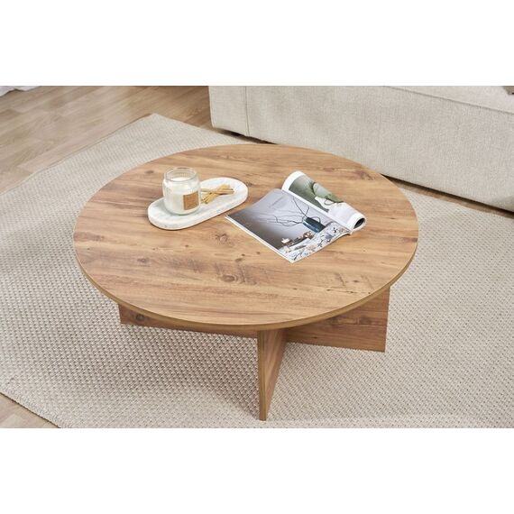 Woody Fashion Soleil - Atlantic Pine Kaffeetisch Rundform, 3 image