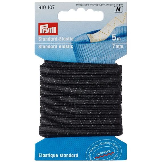 Prym 910107 Nähgummi Schwarz 5 m 1 Stück(e)