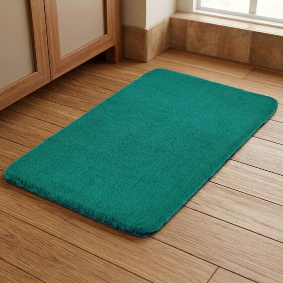 Kleine Wolke 9139675225 Badezimmerteppich & -matte 70 x 120 cm, Farbe: Türkis, 4 image