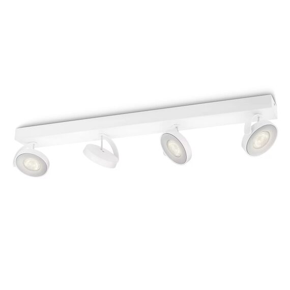 Philips by Signify Philips Spot Clockwork 18W, 1000lm, 2700K, weiss