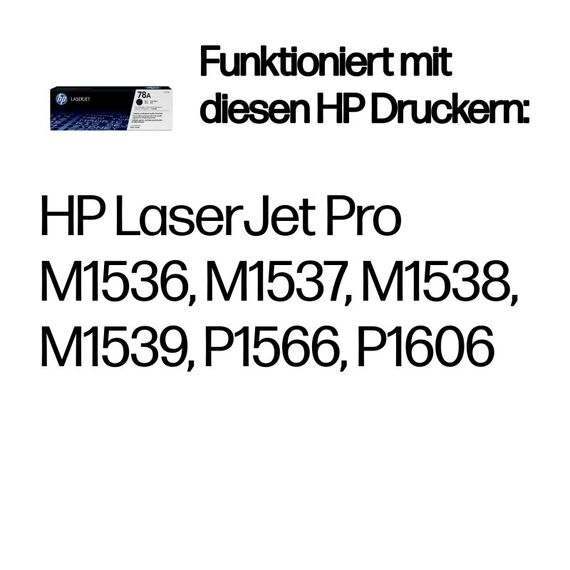 HP 78A Schwarz Original LaserJet Tonerkartusche, 2 image