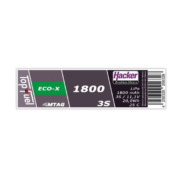 Hacker Motor 91800341 RC-Modellbau ersatzteil & zubehör Akku