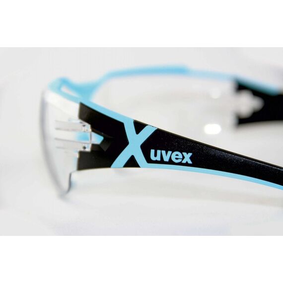 Uvex 9198237 Schutzbrille/Sicherheitsbrille Schwarz, Weiß, 5 image