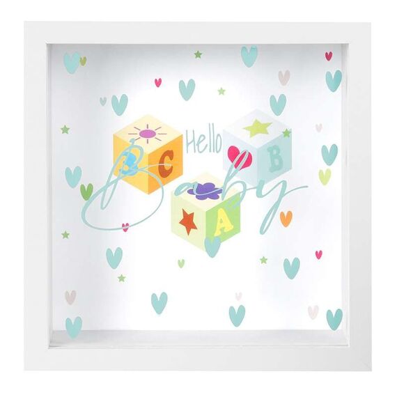 Goldbuch Hello baby Einzelbilderrahmen Weiß