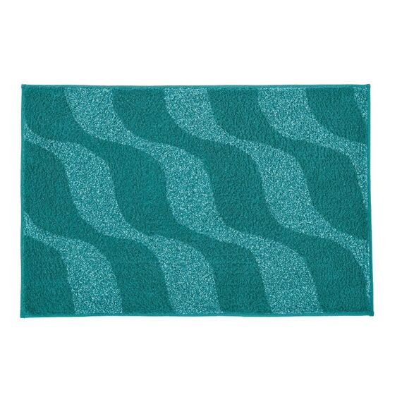 Kleine Wolke 9206675519 Badezimmerteppich & -matte 60 x 90 cm, Farbe: Türkis