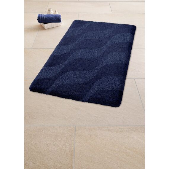 Kleine Wolke 9206750225 Badezimmerteppich & -matte 70 x 120 cm, Farbe: Navy, 5 image