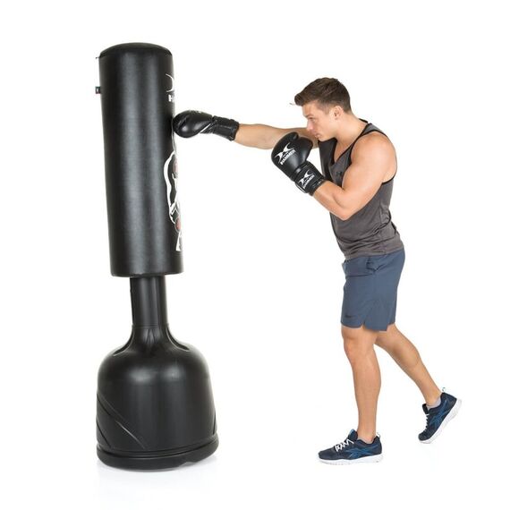 HAMMER 92652 Boxsack & Pratze Erwachsener Sockeltasche Polyurethan Schwarz, Rot, Gelb, 4 image