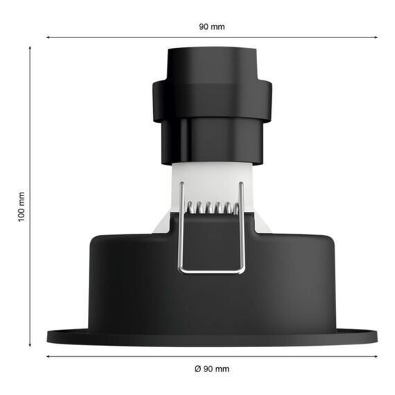 Philips 929003809301 Smart Lighting Intelligenter Einbaustrahler Bluetooth 4,2 W, 2 image
