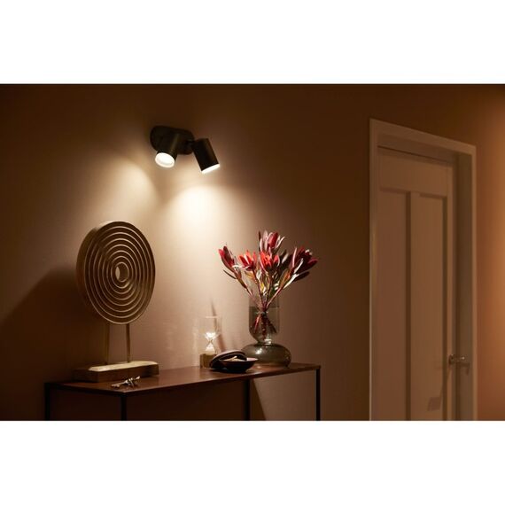 Philips Hue 929003810001 Smart Lighting Intelligenter Einbaustrahler Bluetooth 4,2 W, Farbe: Schwarz, 5 image