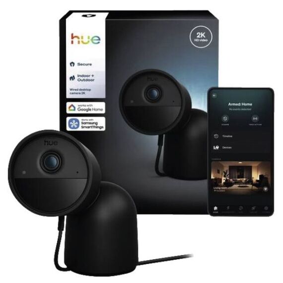 Philips Hue Secure Kamera 2K Dome IP-Sicherheitskamera Drinnen 5048 x 1080 Pixel Tisch/Bank, 3 image