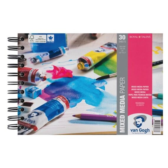 Van Gogh 93120003 Kunstdruckpapier Kunstdruckpapierblock 30 Blätter
