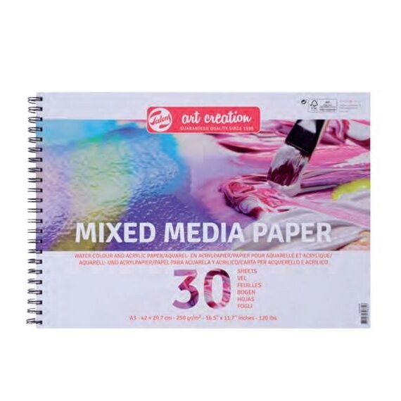Talens 9312002M Kunstdruckpapier Kunstpapier 30 Blätter