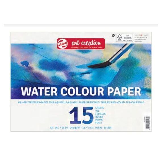 Talens 9317002M Kunstdruckpapier Kunstpapier 15 Blätter
