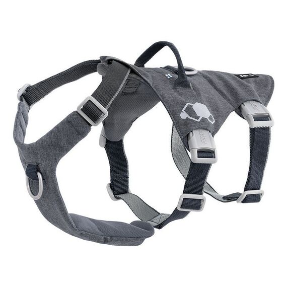 Hurtta Safeguard Harness ECO Grau Stoff, Polyester Hund Zuggeschirr