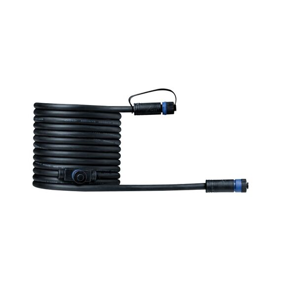 Paulmann Kabel 1 In-2 Out, max. 150 W, 5 m 24V, IP68, Schwarz
